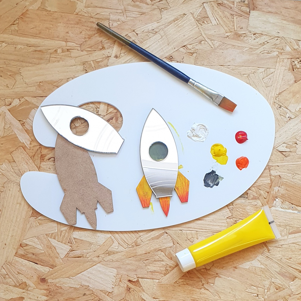 Mini Rocket Set - MDF & Mirror